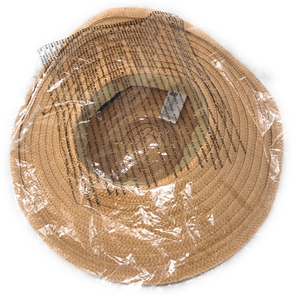 Brand New H&M Floppy Summer Sun Straw Hat - Picture 2 of 2